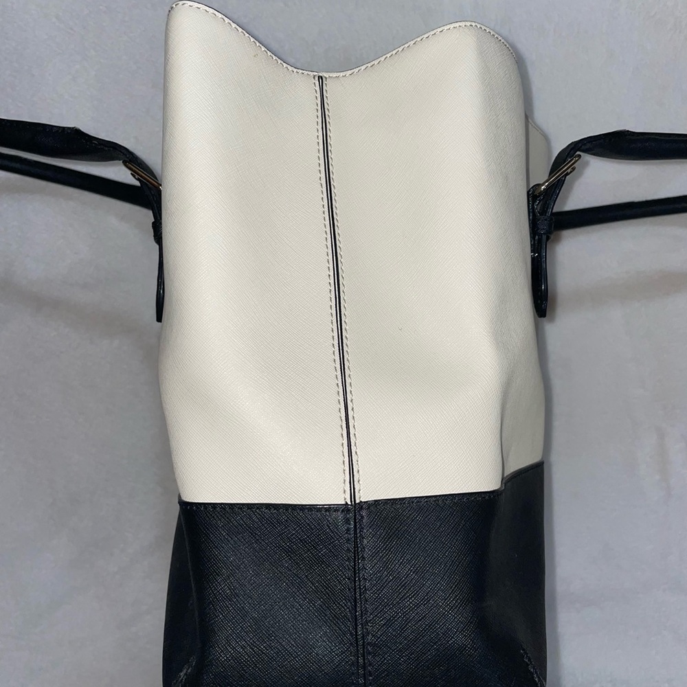 GUC Kate Spade - Cove Street Colorblock Airel - Shoulder Bag- Ostrich Egg/Black - Picture 4 of 9